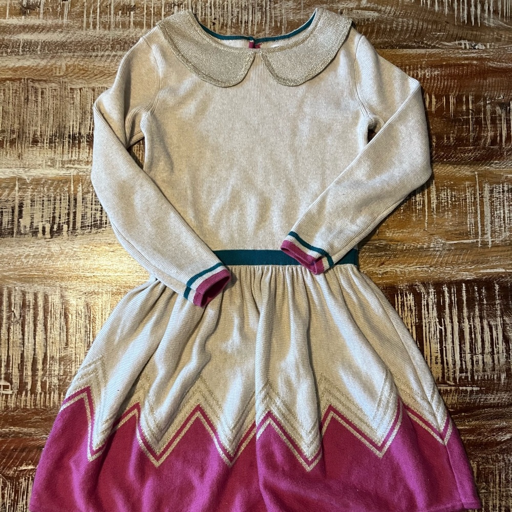 Mini boden peter pan collar sweater dress